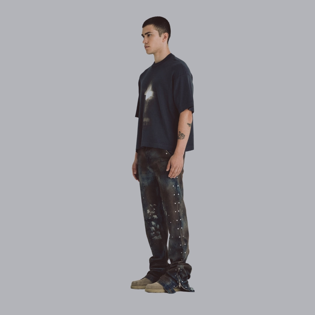 94' CROSSLIGHT BOXY FIT TSHIRT VINTAGE GRAY