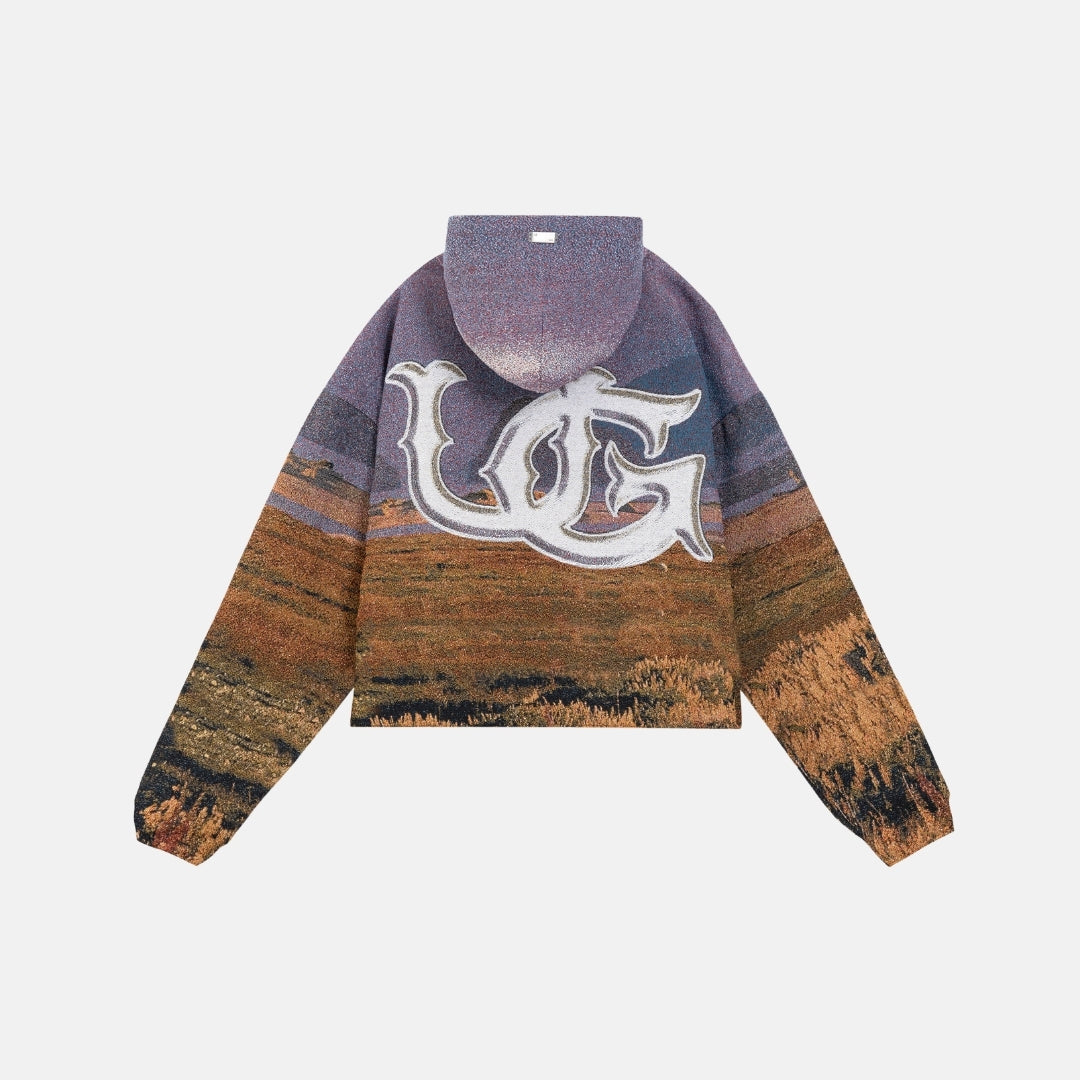 94' SKYBORN KNIT HOODIE SKYBORN PATTERN