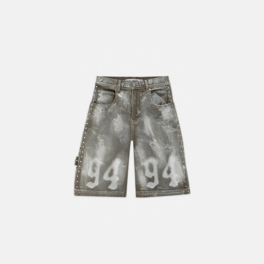 94' UNGD RIVETED PAINTED JORTS PAINTED GRAY