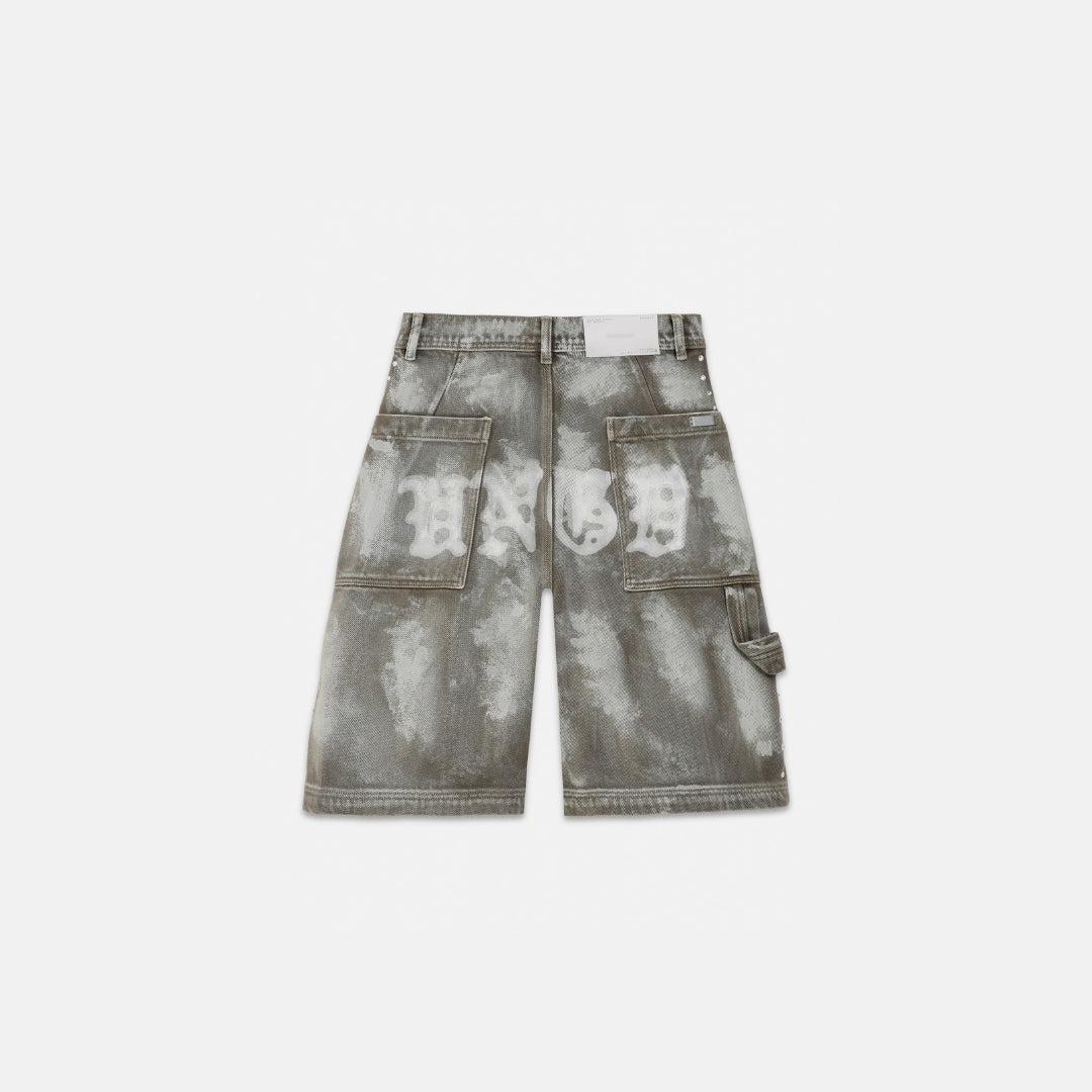 94' UNGD RIVETED PAINTED JORTS PAINTED GRAY