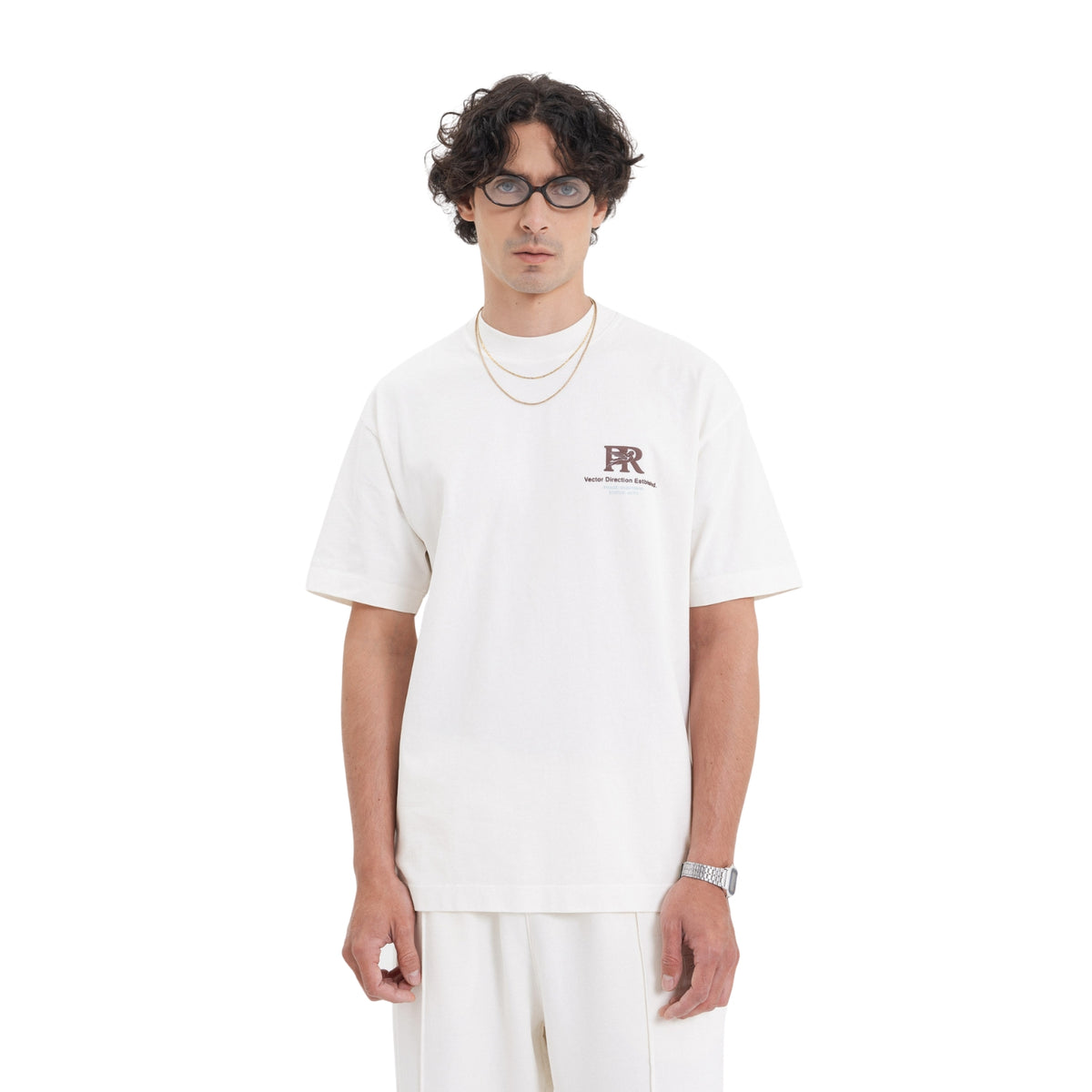 ACROSS THE LINES WHITE - PURE WORLD WIDE T-SHIRT