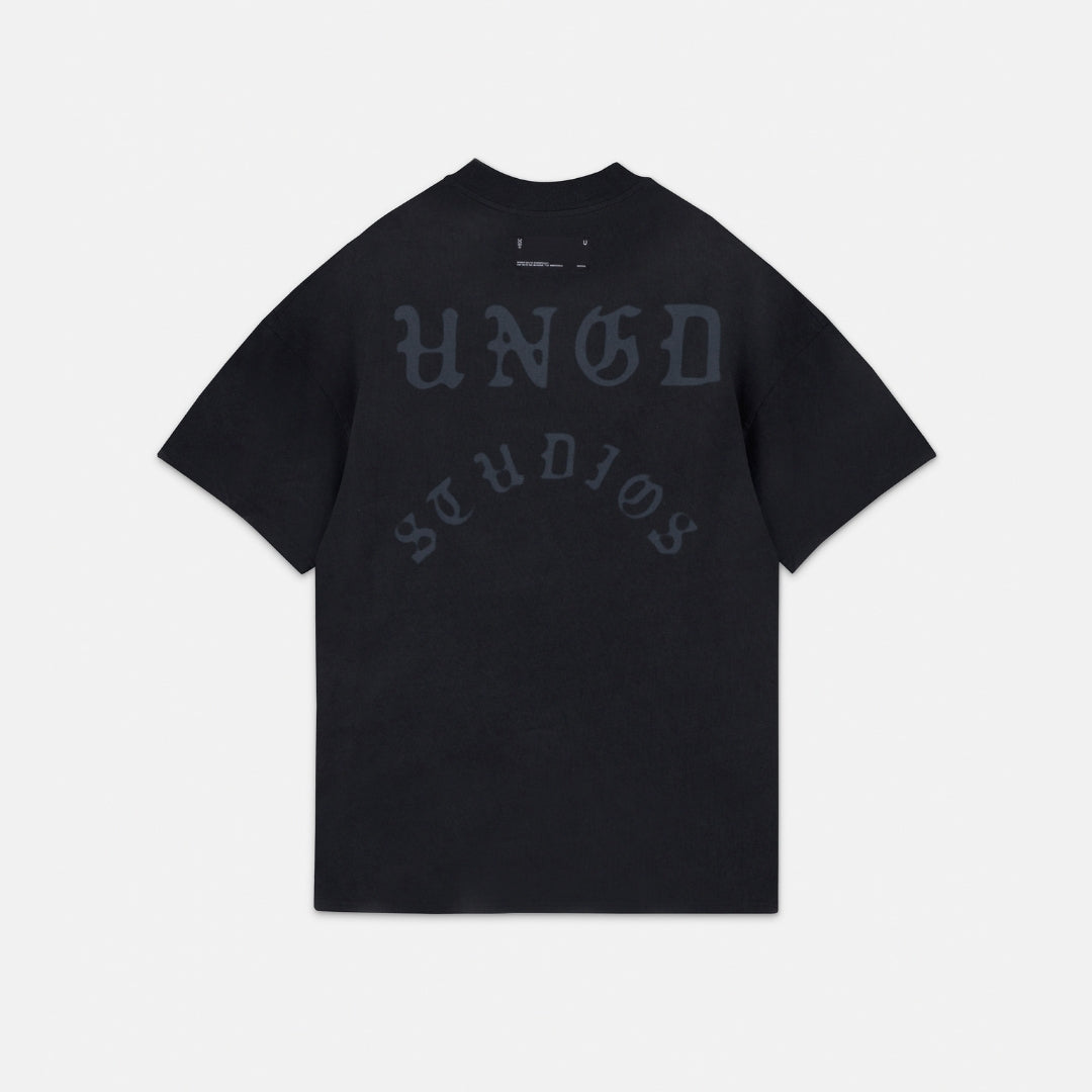 ACT 1 CROSS T-SHIRT VINTAGE - BLACK
