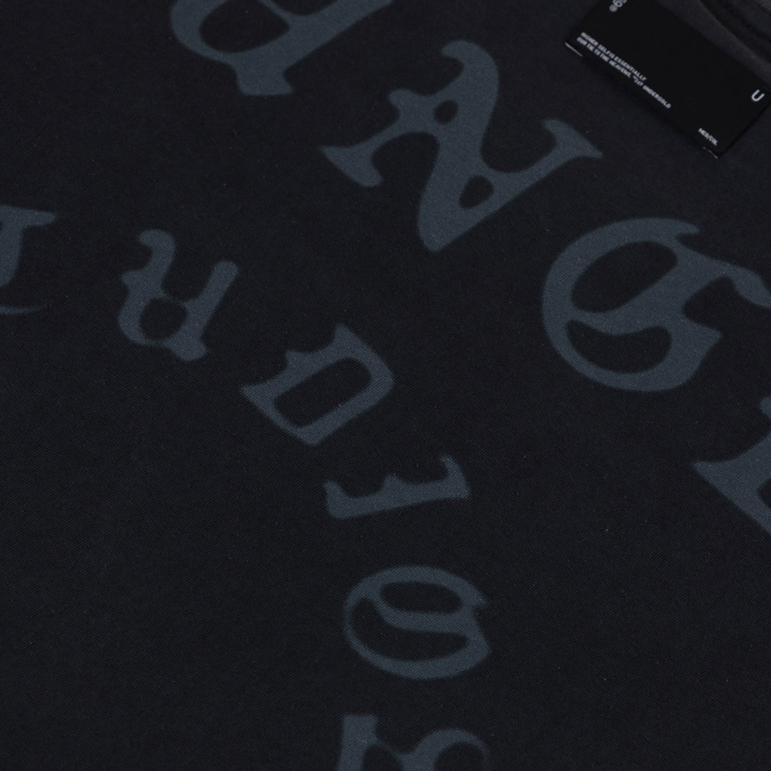 ACT 1 CROSS T-SHIRT VINTAGE - BLACK