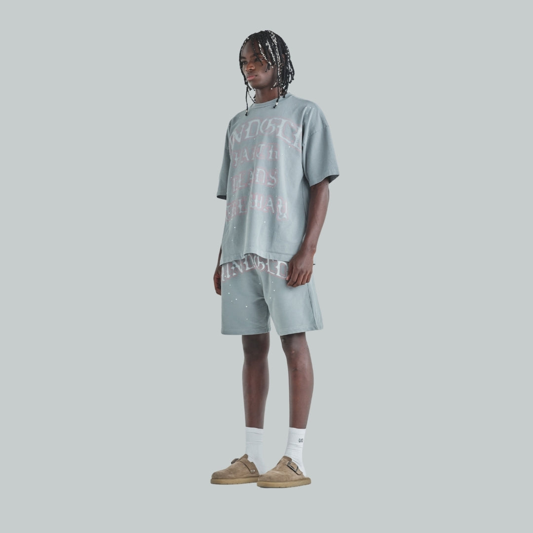 ACT 1 FAITH T-SHIRT - LIGHT GRAY
