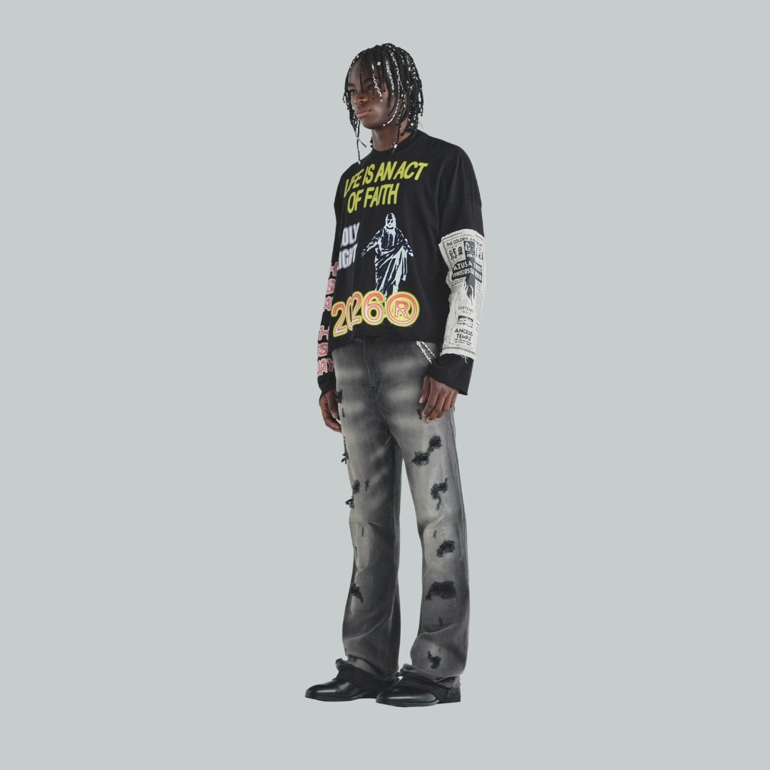 ACT 1 HEAL LS T-SHIRT BLACK