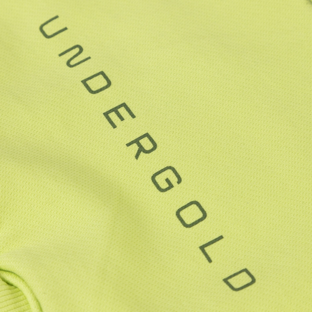 ACT 1 NEON BOXY FIT HOODIE - FADED GREEN