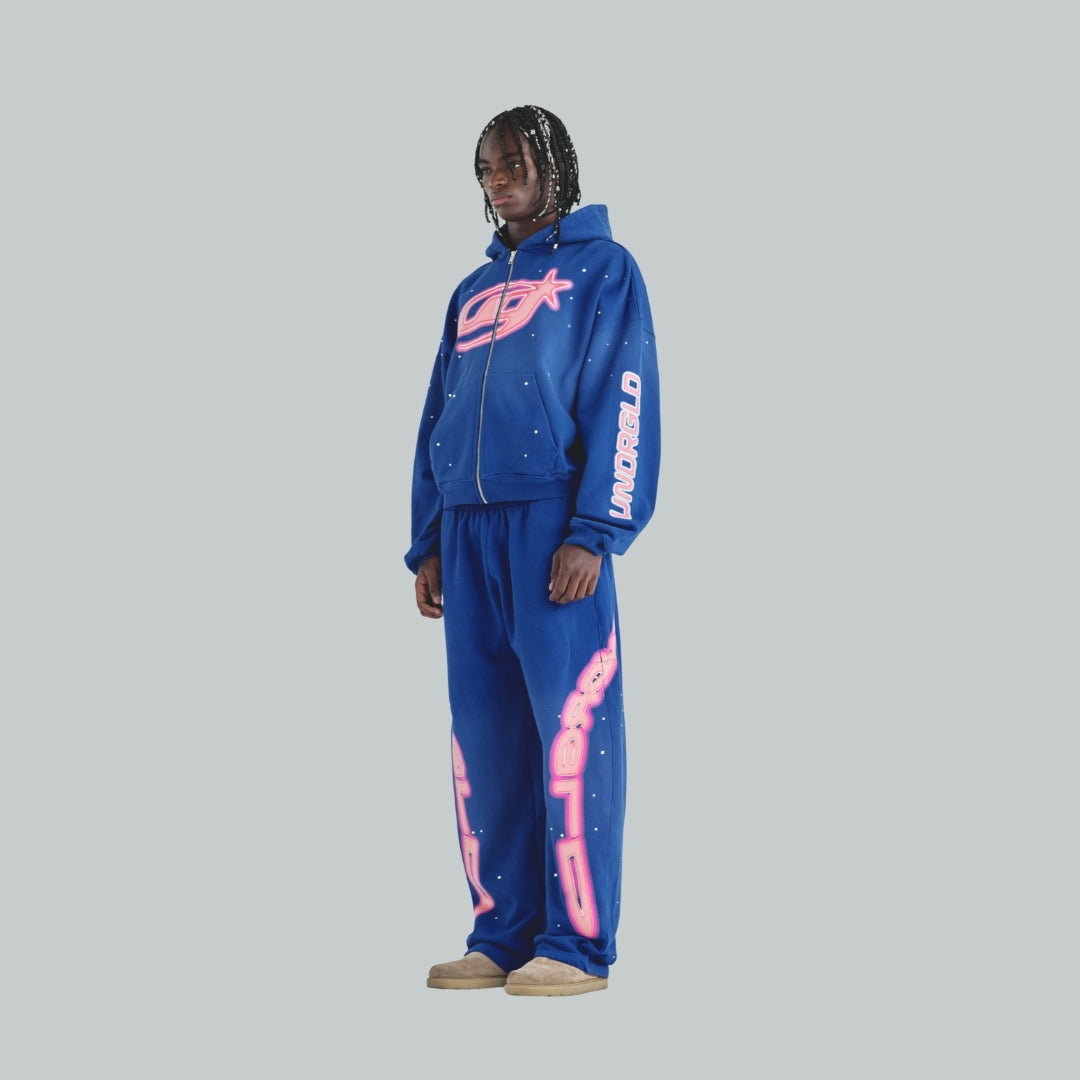 ACT 1 NEON STRAIGHTPANTS - ELECTRIC BLUE