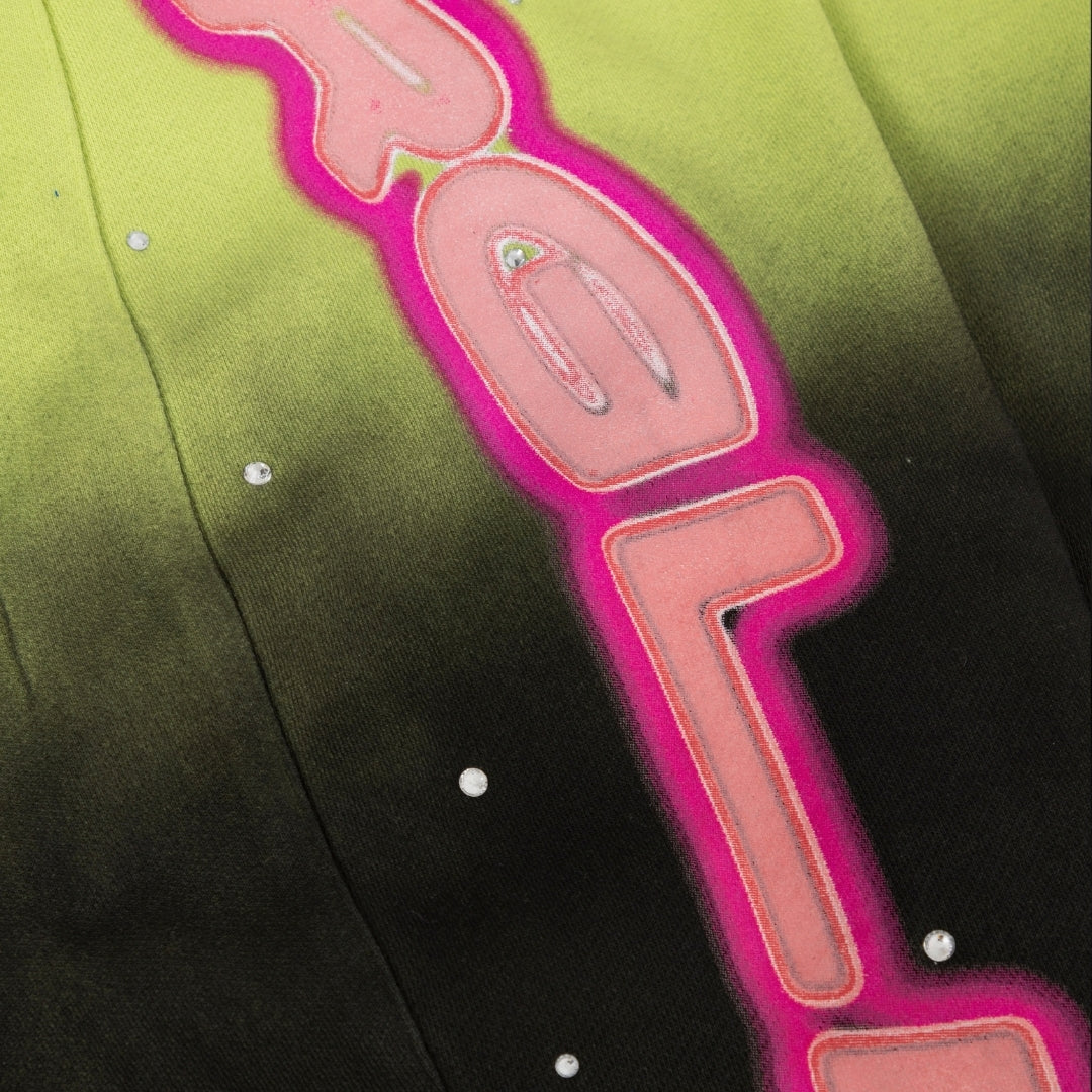 ACT 1 NEON STRAIGHTPANTS - FADED GREEN
