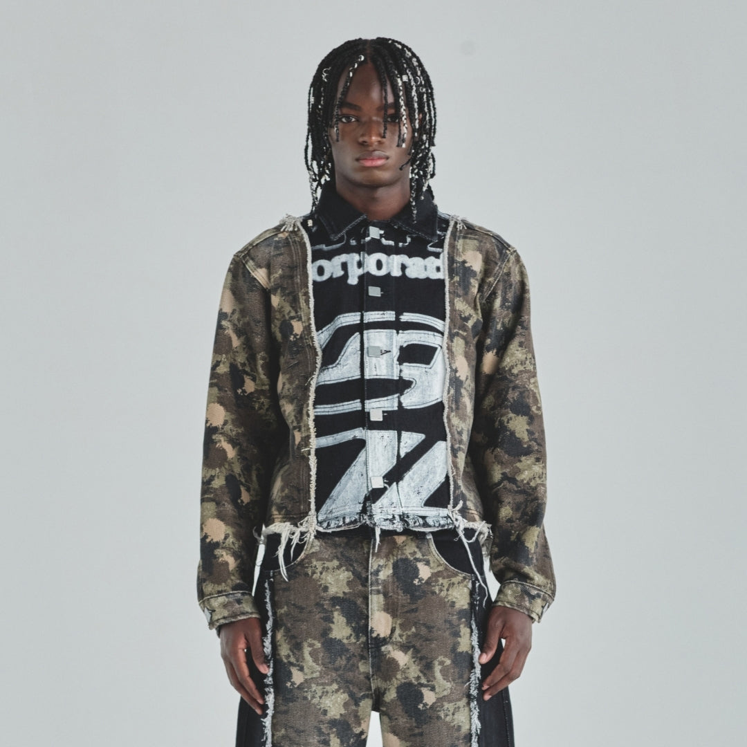 ACT 1 RACER DOUBLE JACKET - DARK CAMMO