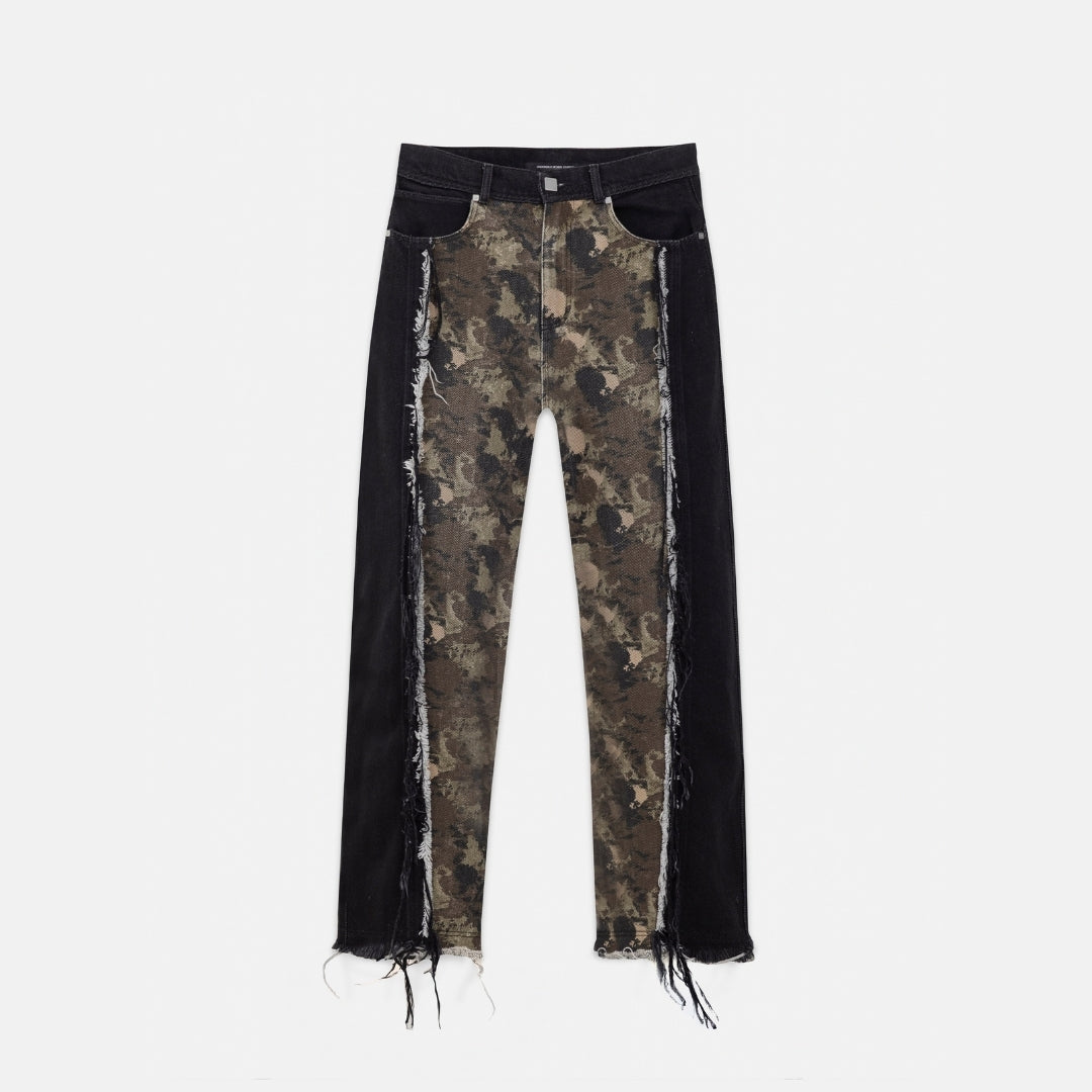 ACT 1 RACER DOUBLE WIDE JEAN - DARK CAMMO