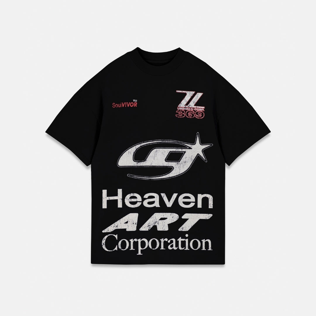ACT 1 RACER T-SHIRT - BLACK