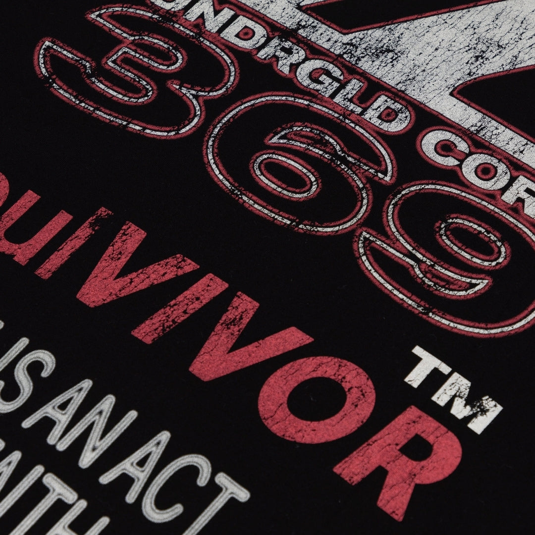 ACT 1 RACER T-SHIRT - BLACK