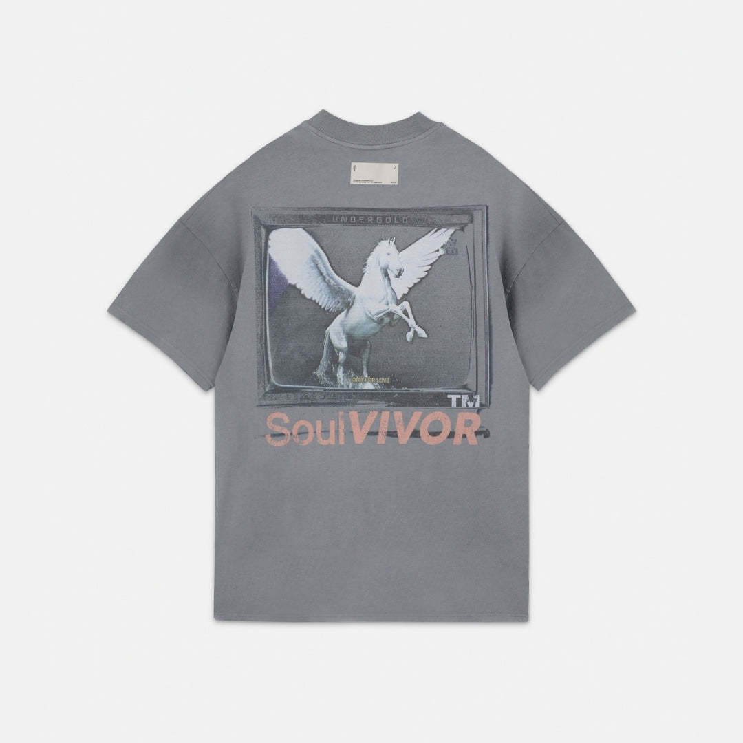 ACT 1 SOULVIVOR T-SHIRT - LIGHT GRAY