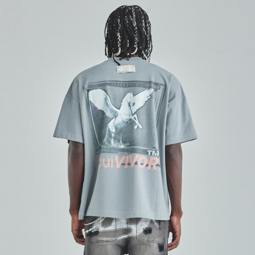 ACT 1 SOULVIVOR T-SHIRT - LIGHT GRAY