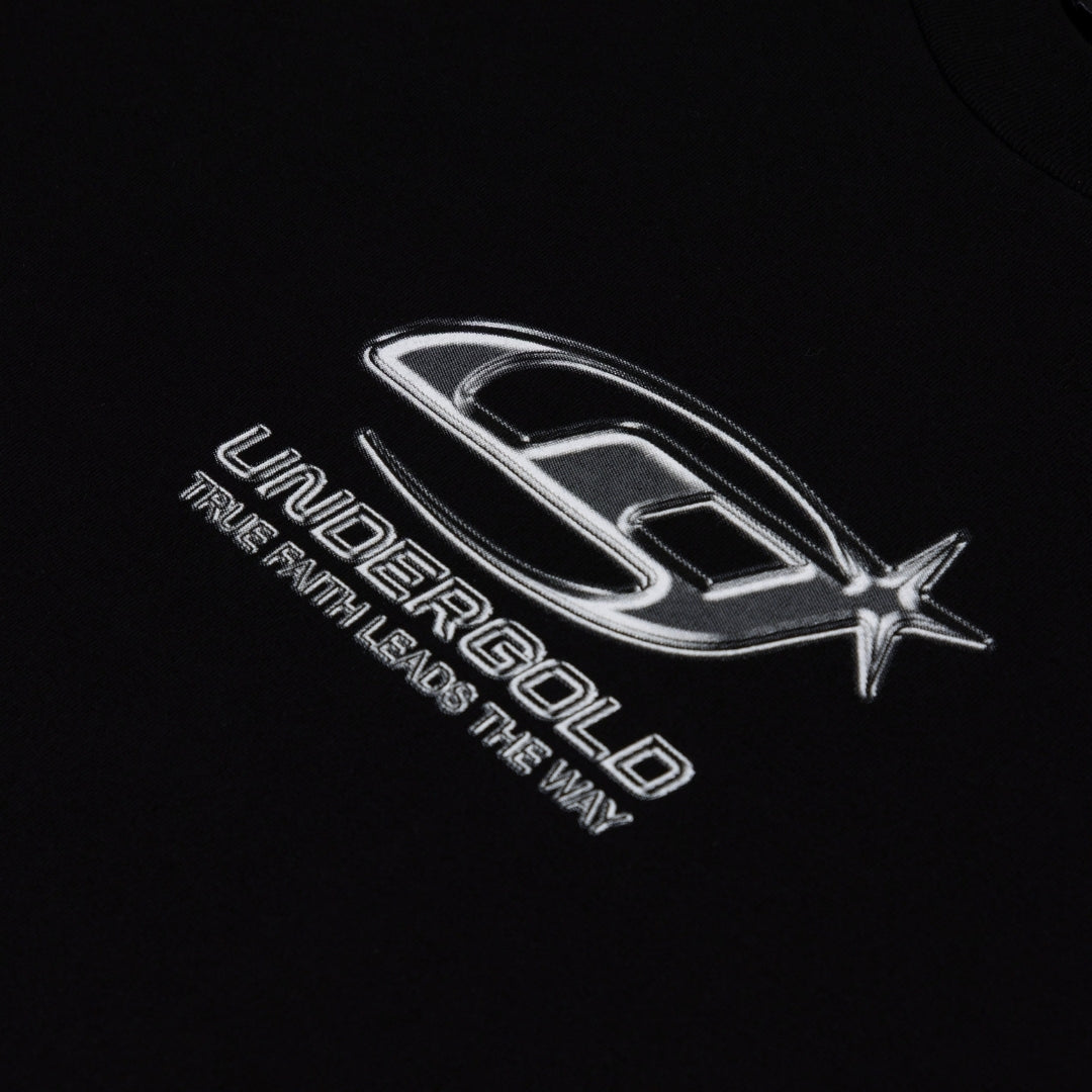 ACT 1 STAR T-SHIRT - BLACK