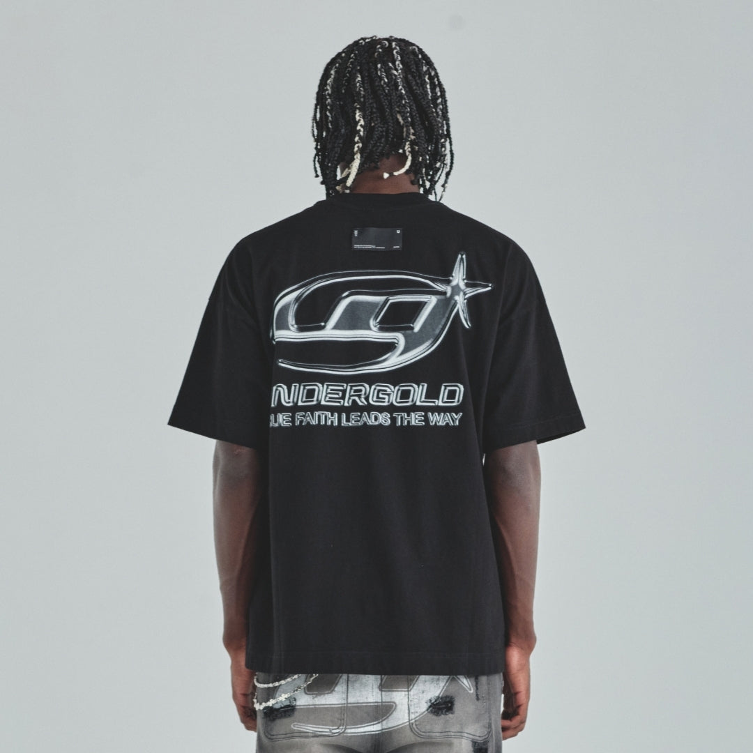 ACT 1 STAR T-SHIRT - BLACK