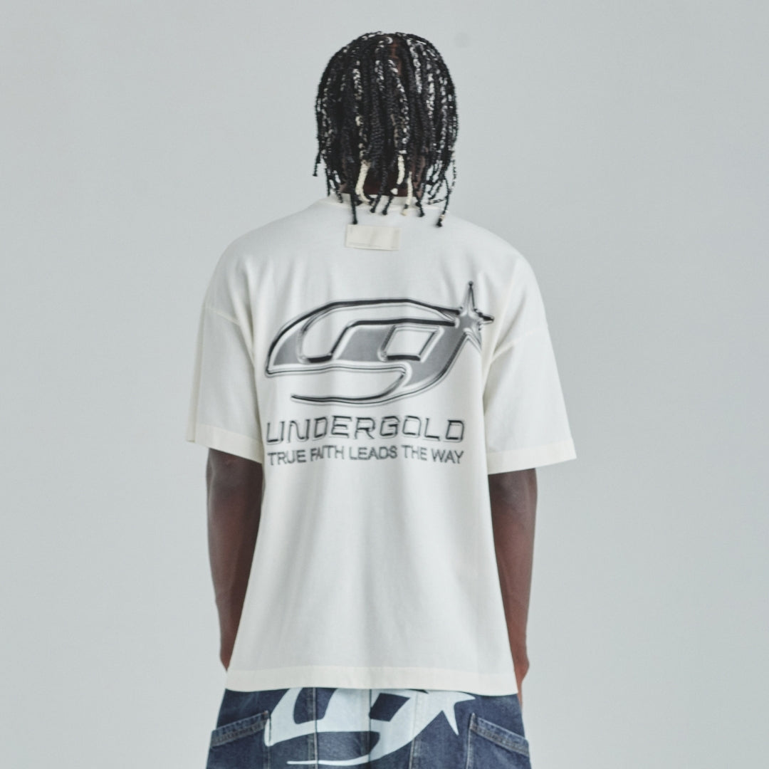 ACT 1 STAR T-SHIRT - WHITE