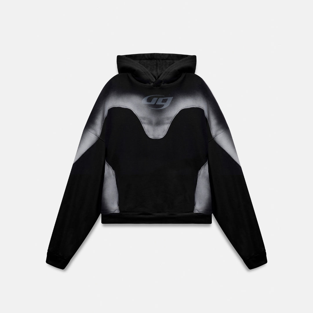 ACT 1 UG BOXY FIT HOODIE - SANDBLAST BLACK