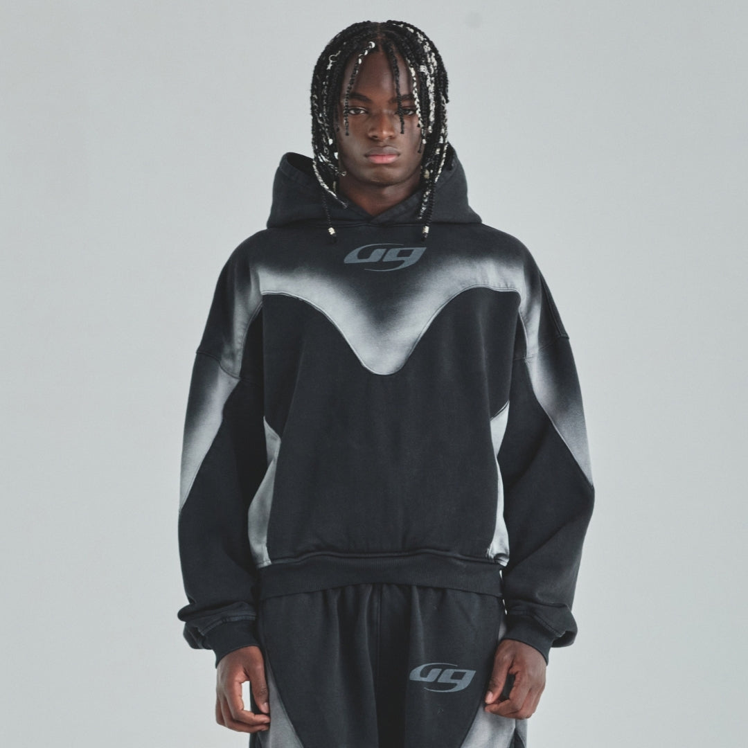 ACT 1 UG BOXY FIT HOODIE - SANDBLAST BLACK