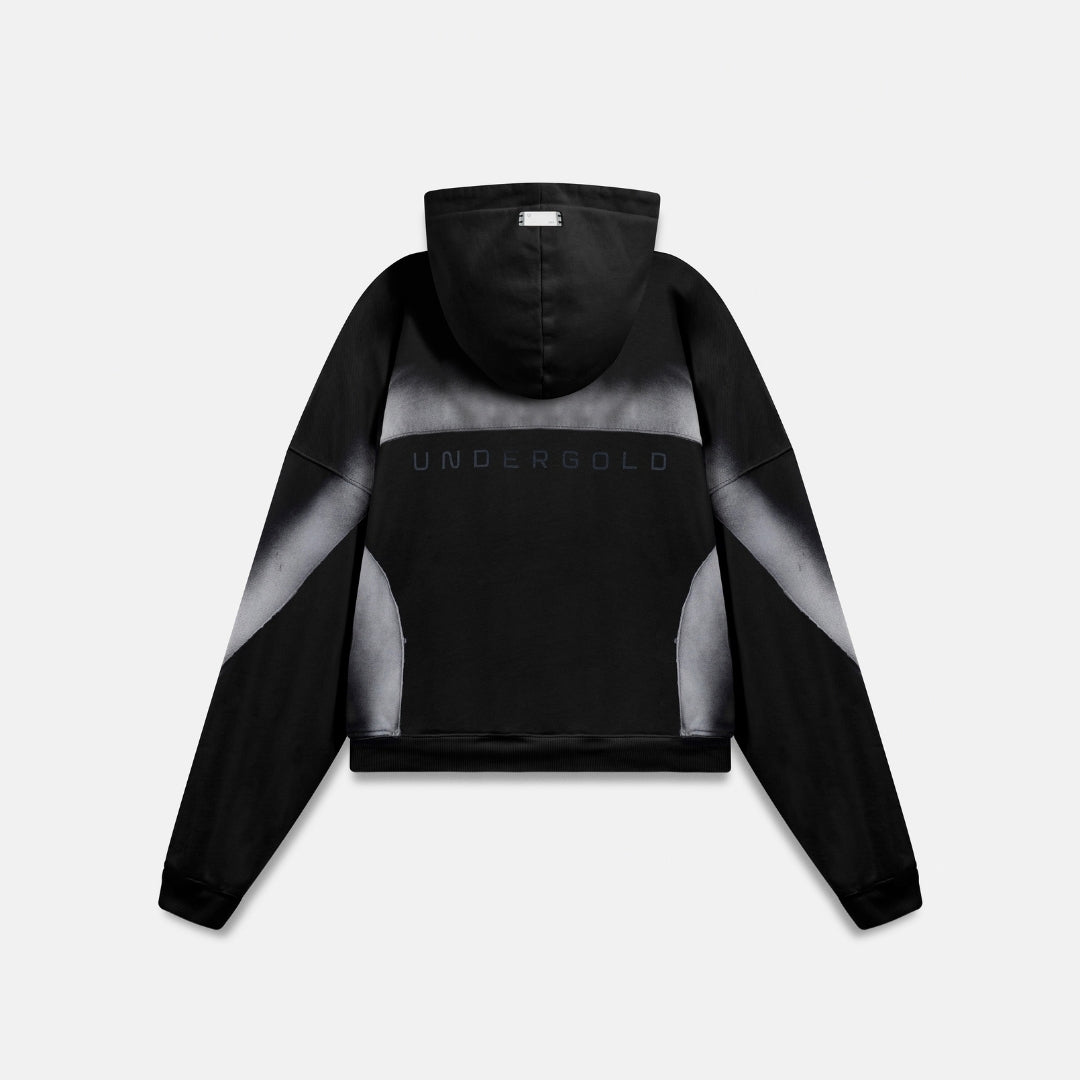 ACT 1 UG BOXY FIT HOODIE - SANDBLAST BLACK