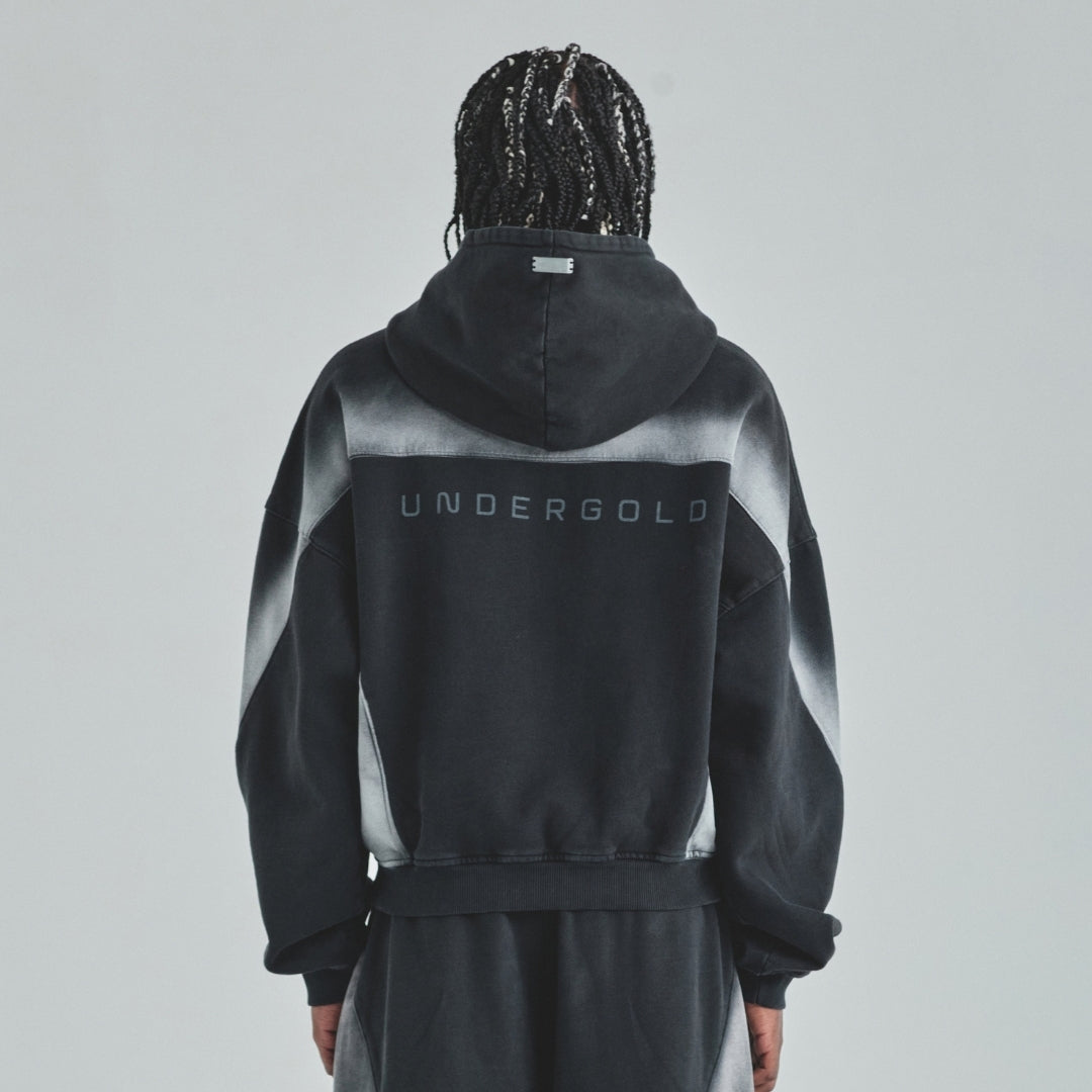ACT 1 UG BOXY FIT HOODIE - SANDBLAST BLACK