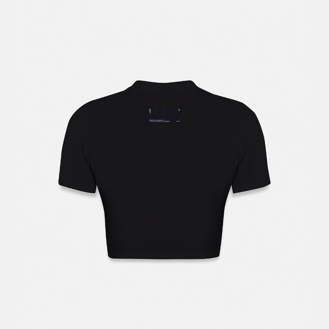 ACT 1 UG STAR BABY TEE - BLACK