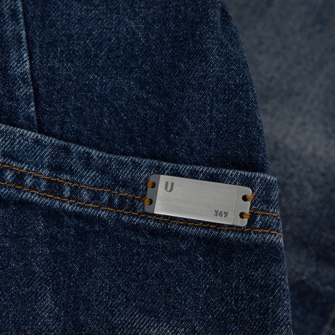 ACT 1 UG STAR DENIM JORTS - MEDIUM BLUE