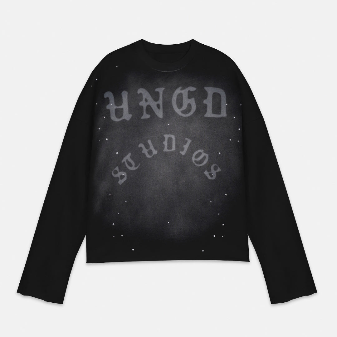ACT 1 UNDGD LS T-SHIRT - BURNT BLACK