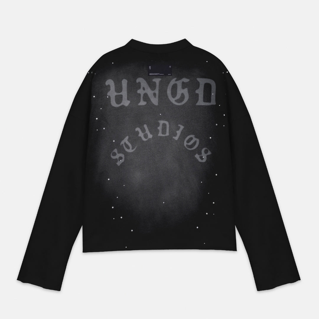 ACT 1 UNDGD LS T-SHIRT - BURNT BLACK
