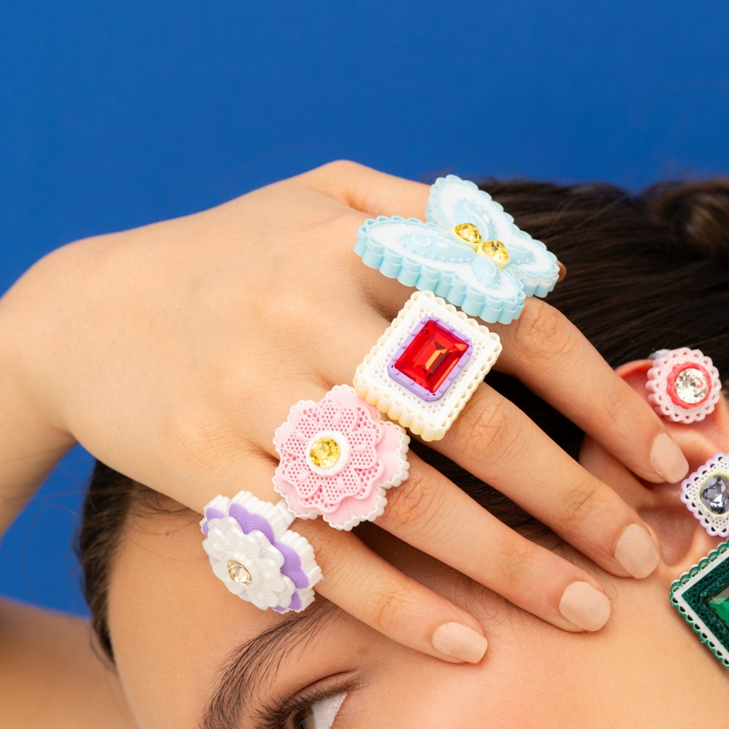 ANILLO DE LACE RECTANGULAR