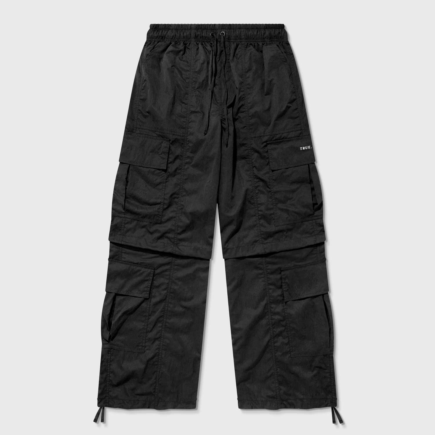 ACTIVE BAGGY CARGO PANTS - BLACK