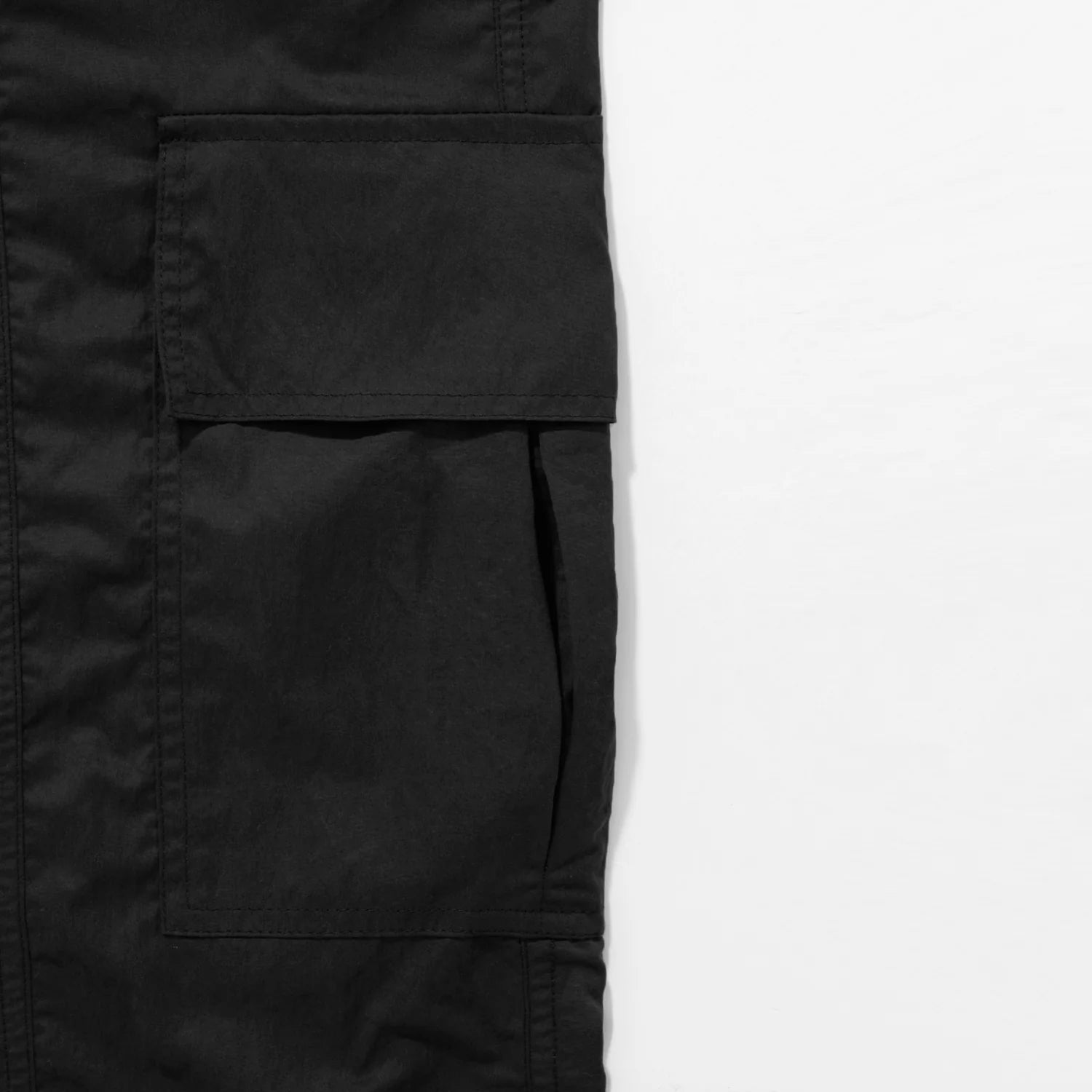 ACTIVE BAGGY CARGO PANTS - BLACK