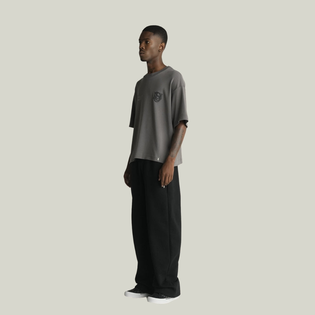 BASICS ONLY FOR DREAMERS BOXY FIT T-SHIRT - GRAY