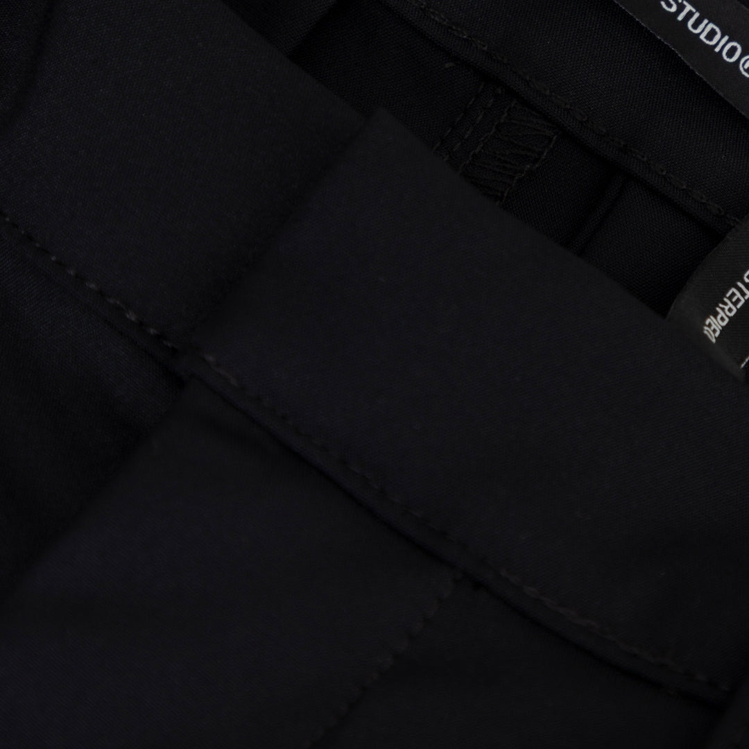 BASICS TAILORED JORTS - BLACK
