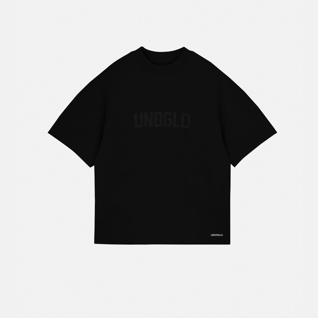 BASICS UNDGLD BOXY FIT T-SHIRT - BLACK