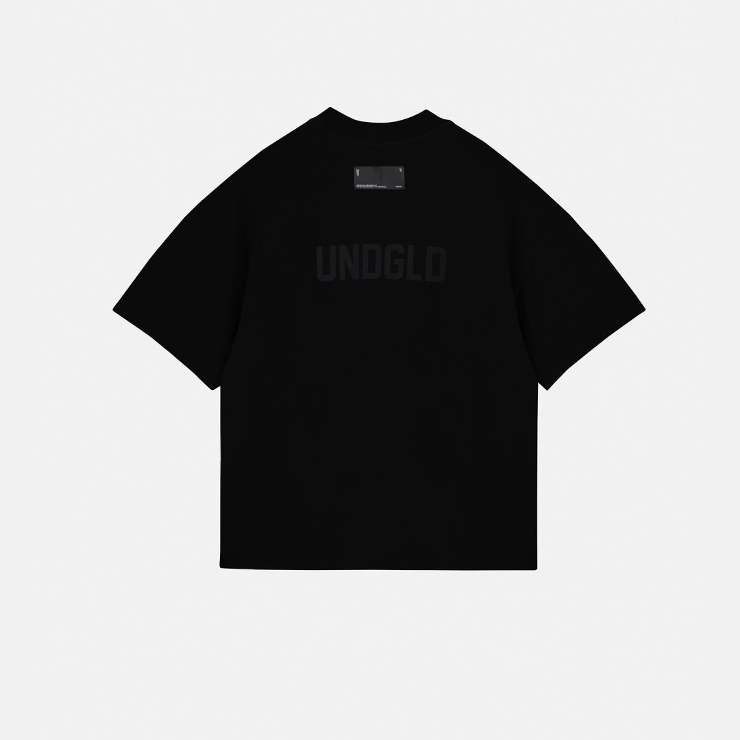 BASICS UNDGLD BOXY FIT T-SHIRT - BLACK