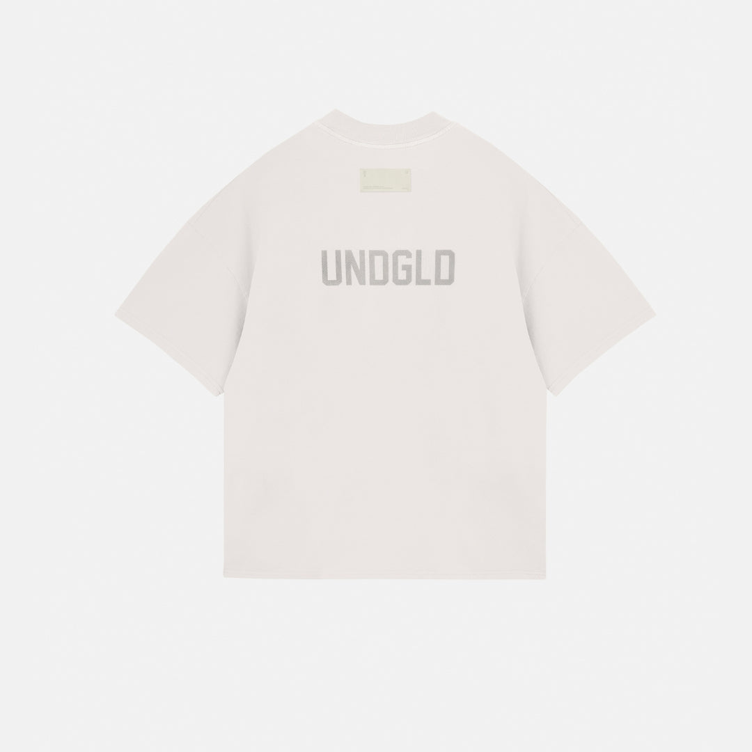BASICS UNDGLD BOXY FIT T-SHIRT - WHITE