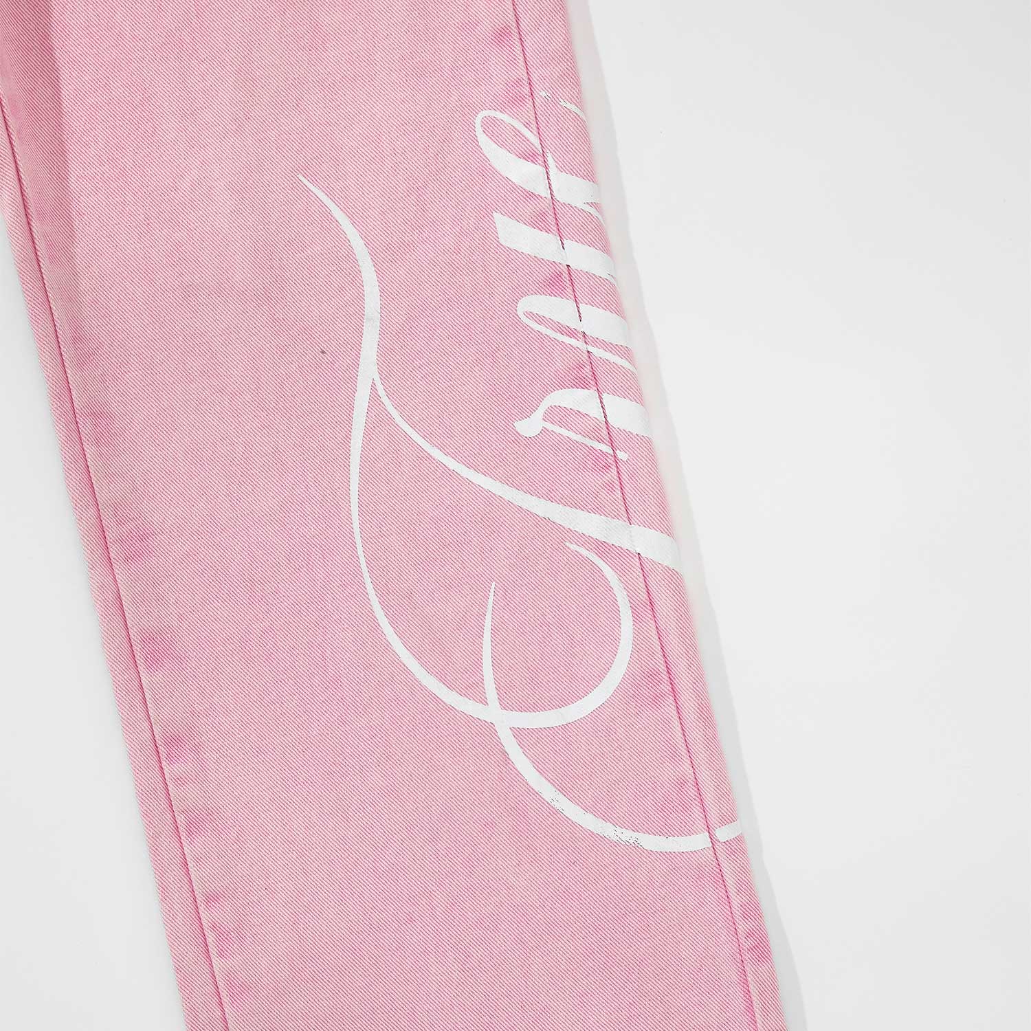 BLUSH MID-RISE PANTS - PINK