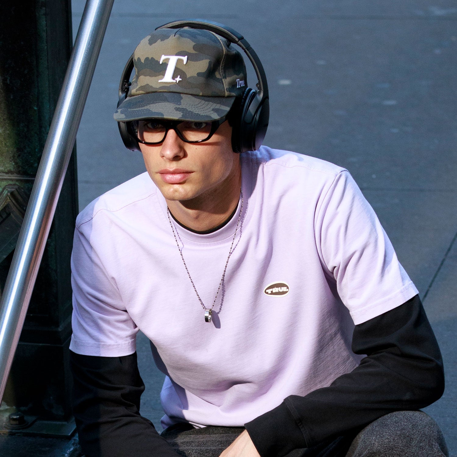 CAMO GOLFER CAP - GREEN