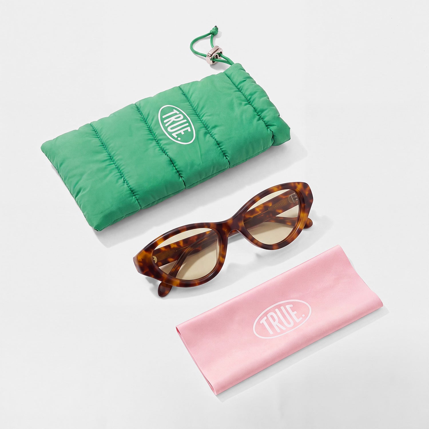 CAT-EYE SUNGLASSES - BROWN
