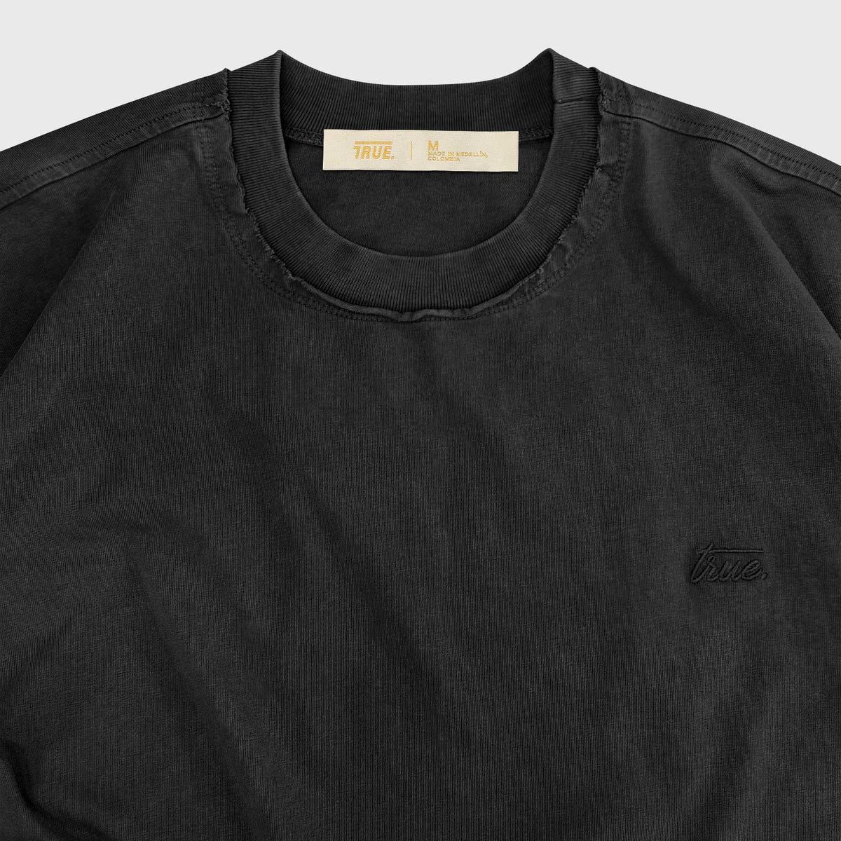 DAILY WASHED BOXY TEE - BLACK