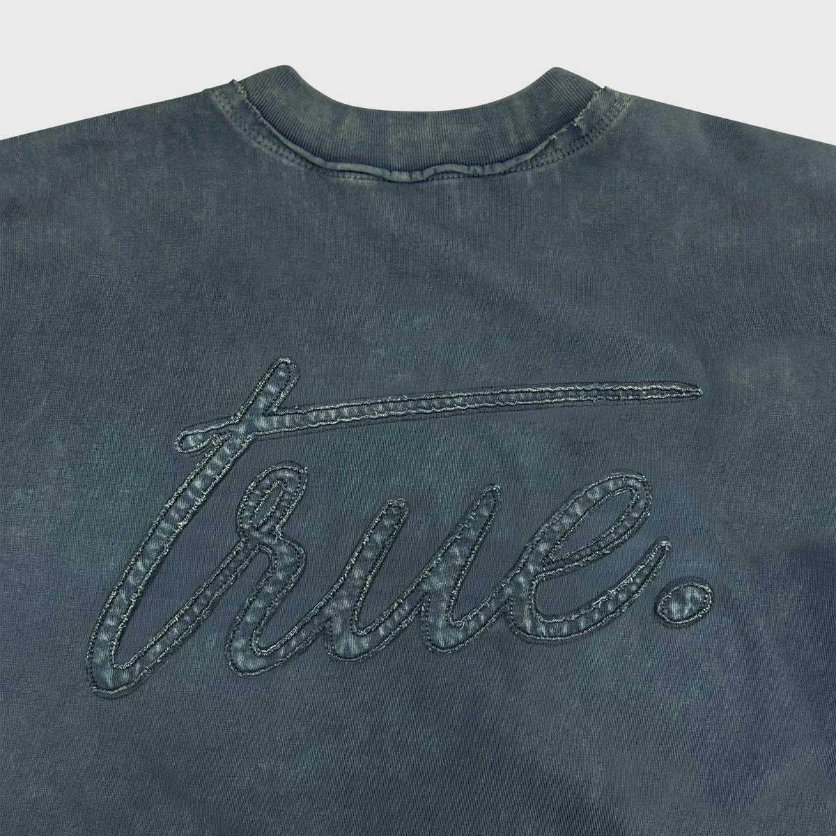 DAILY WASHED BOXY TEE - VINTAGE BLUE