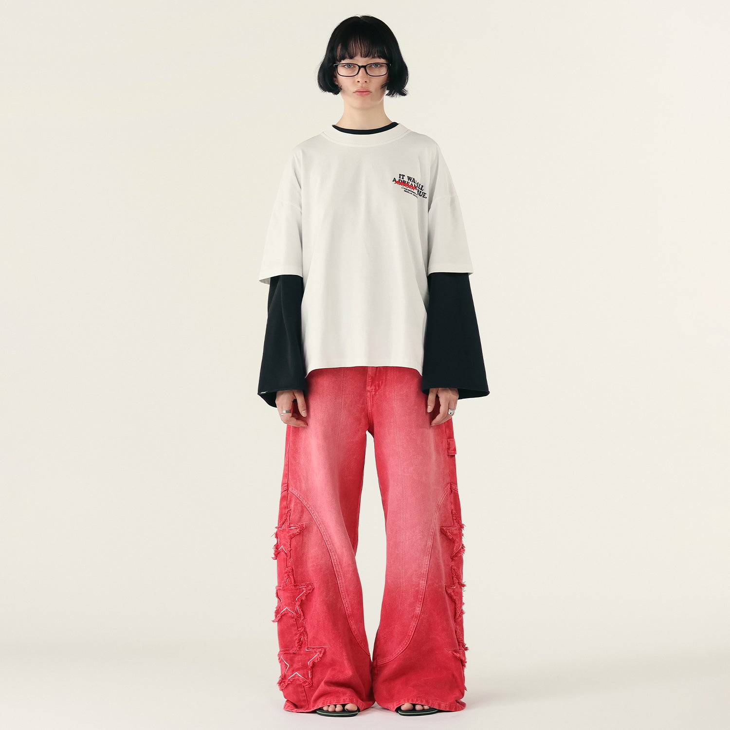 DREAM TRUE BOXY T-SHIRT - CREAM