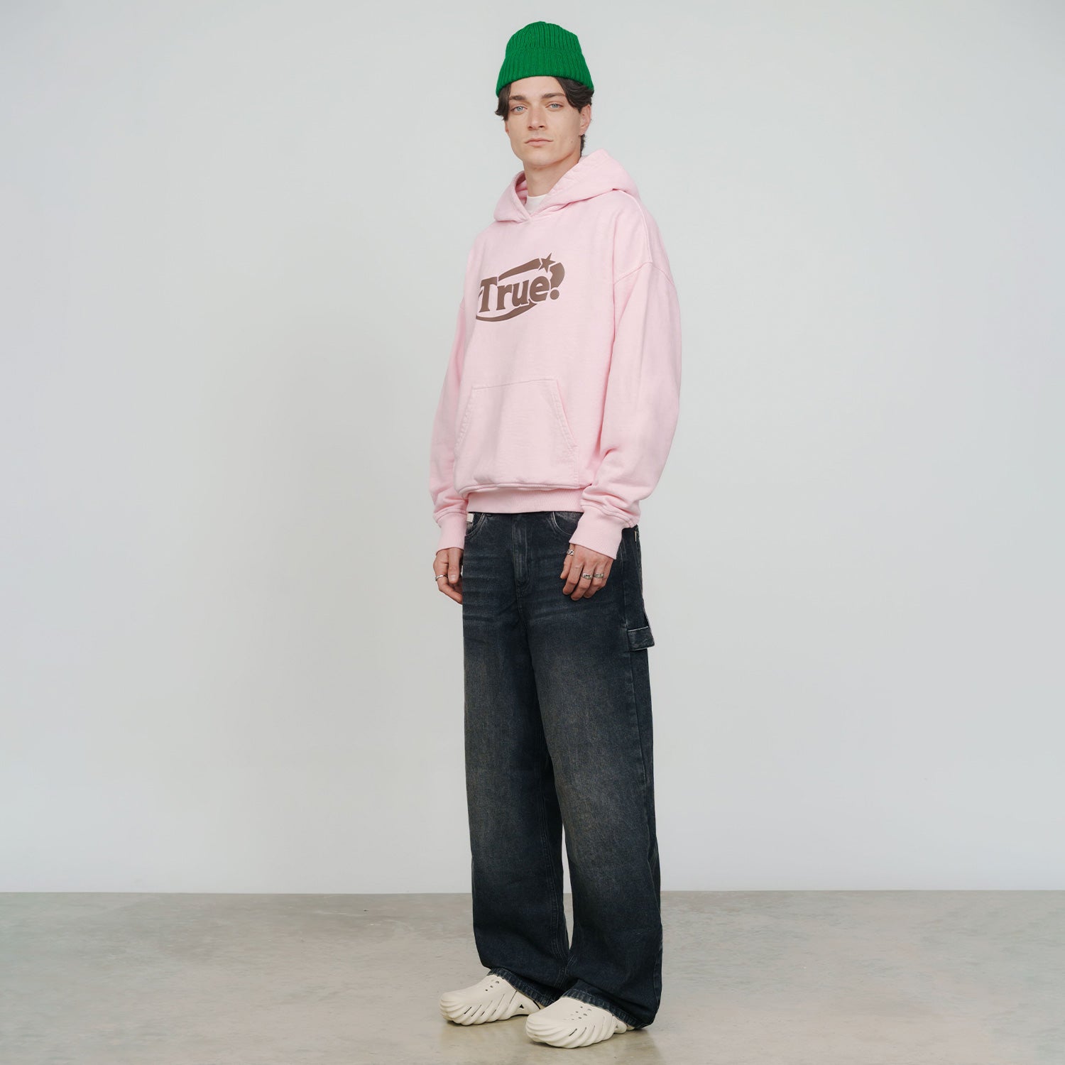 EVERYDAY LOGO HOODIE - PINK