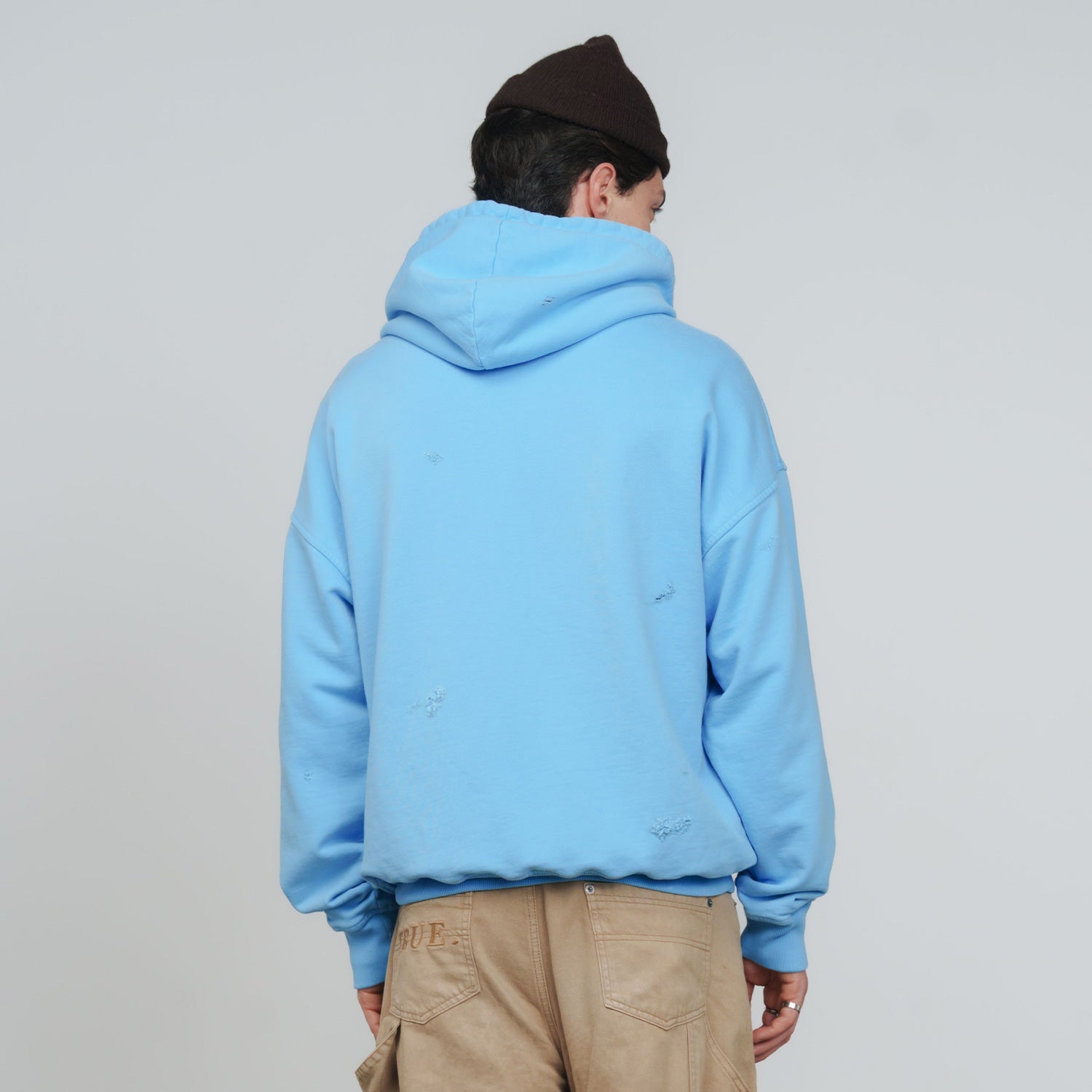 EVERYDAY LOGO HOODIE - SKY BLUE