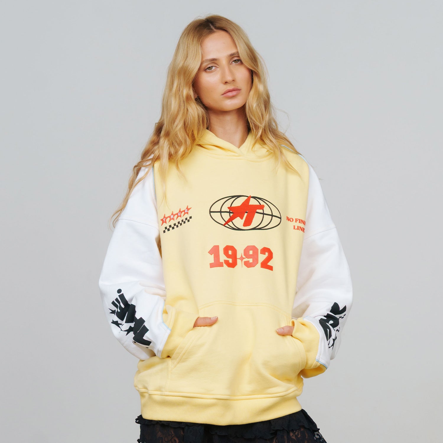 FAST TRACK HOODIE - BUTTER YELLOW