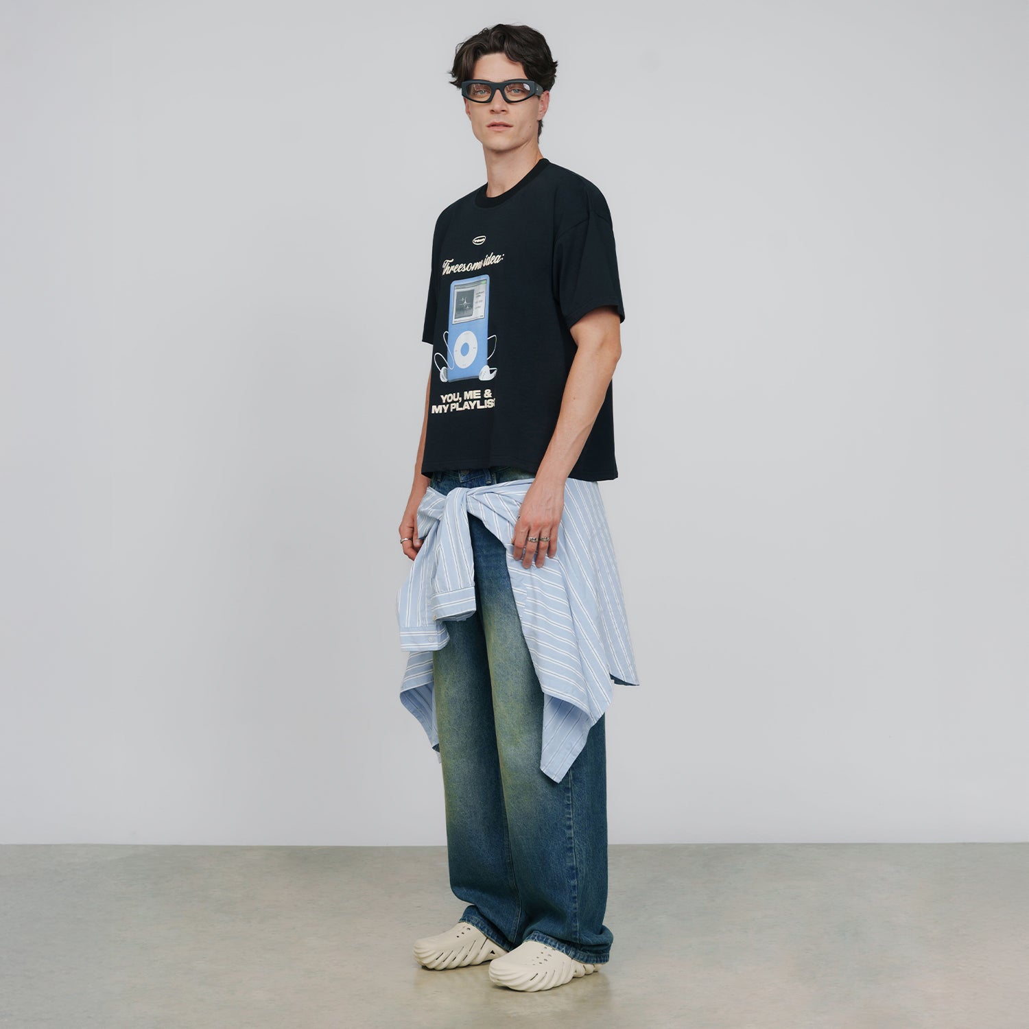 F*CK NUDES BOXY T-SHIRT - BLACK