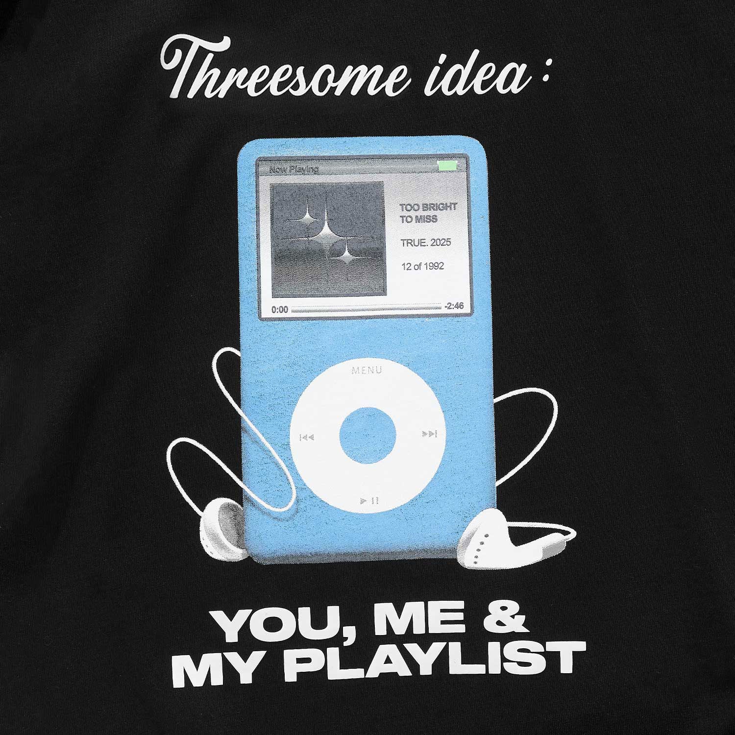 F*CK NUDES BOXY T-SHIRT - BLACK