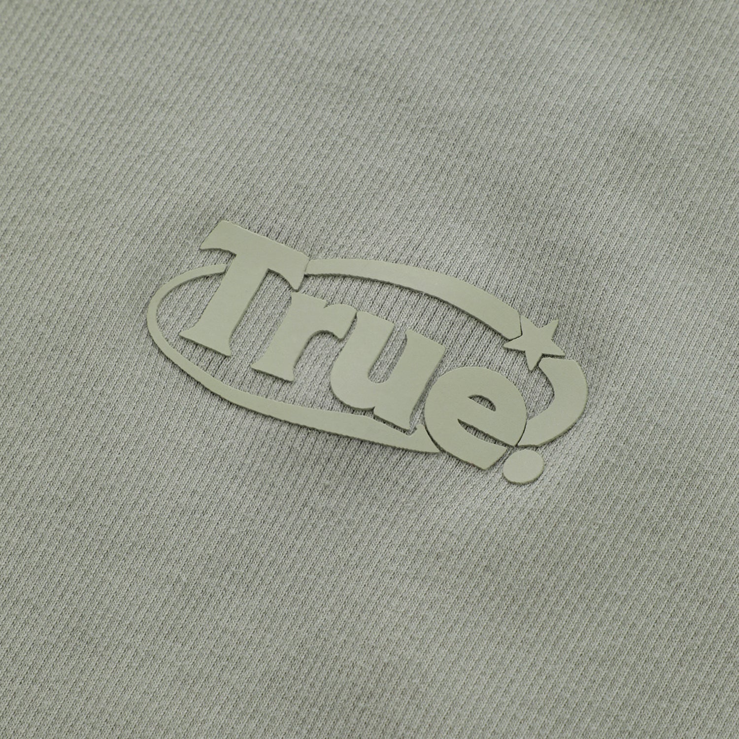 WASHED FITTED RIBBED TOP - GRAY