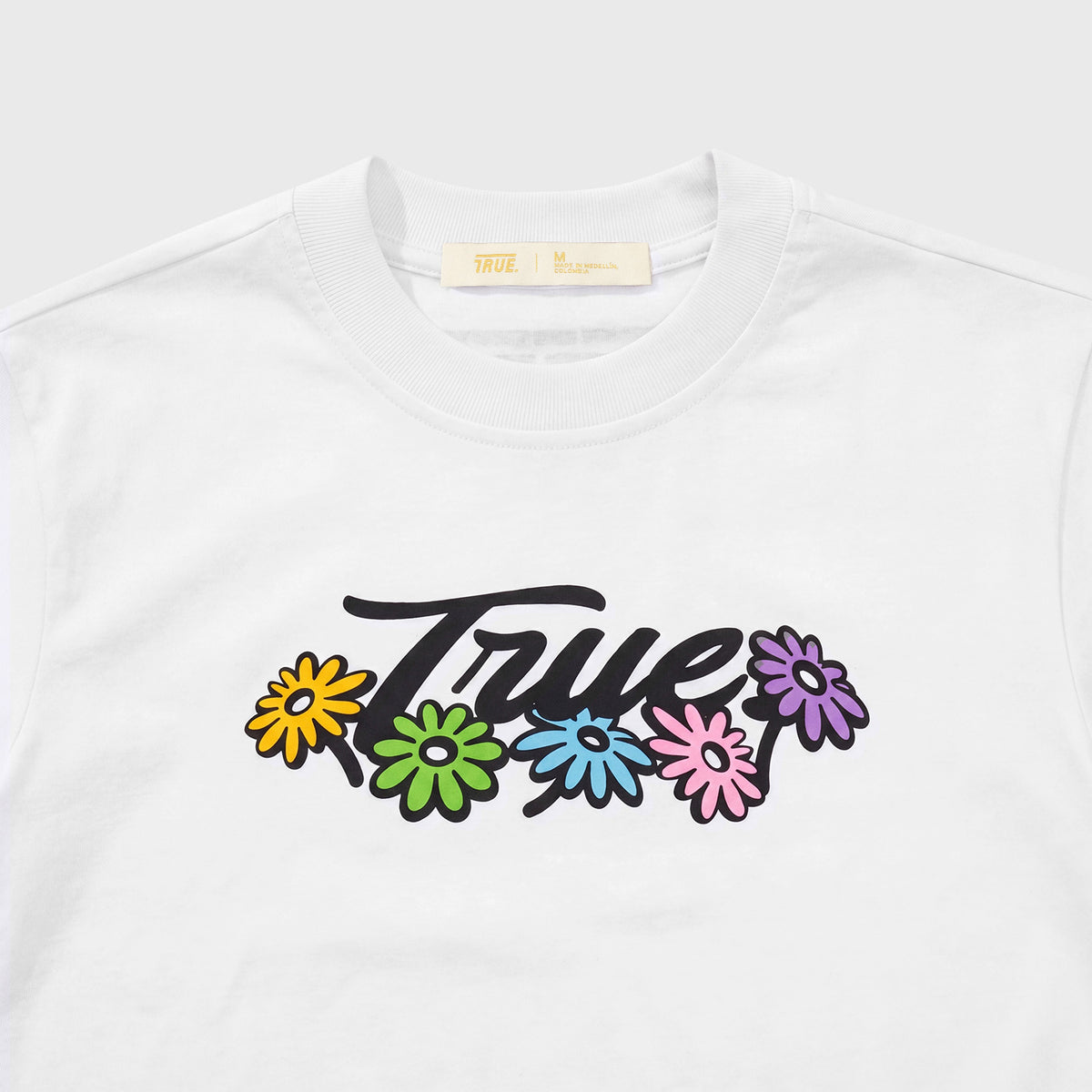 FLOWERS LOGO T-SHIRT - WHITE
